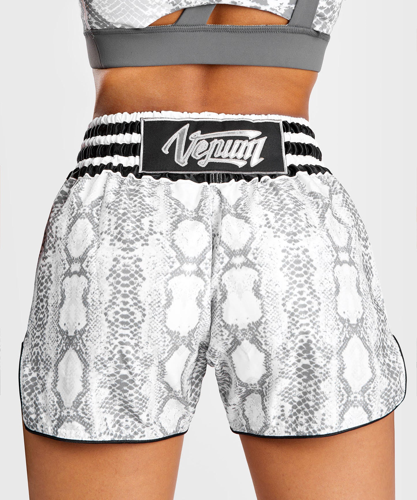 VENUM WHITE SNAKE SHORTS MUAY THAI WOMEN