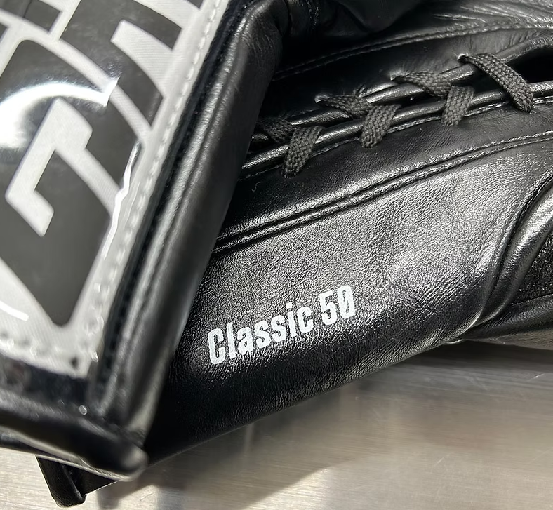 "Classic 50" Horse Hair Prize Ring Fight Gloves (Black)