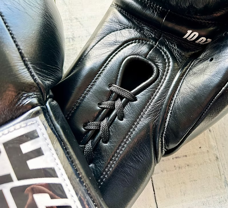 "Classic 50" Horse Hair Prize Ring Fight Gloves (Black)