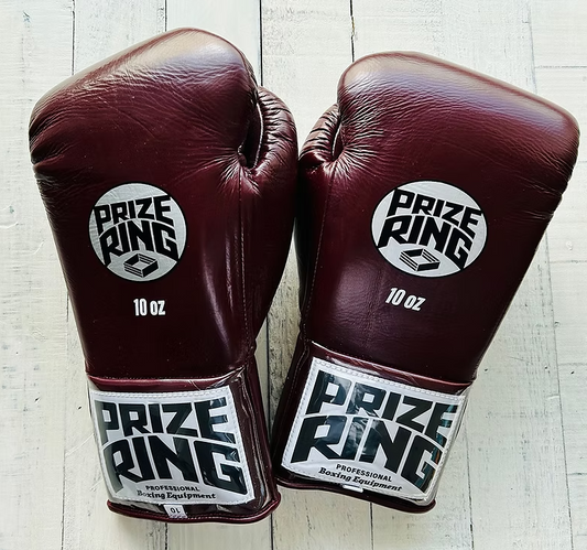 "Classic 55" Prize Ring Fight Gloves (Maroon)
