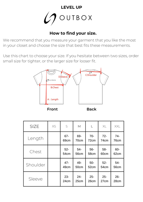 OUTBOX LEVEL UP WHITE TEE