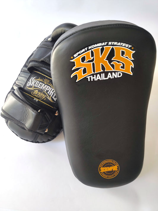 SKS COMPACT CURVE KICK PADS (BLACK)