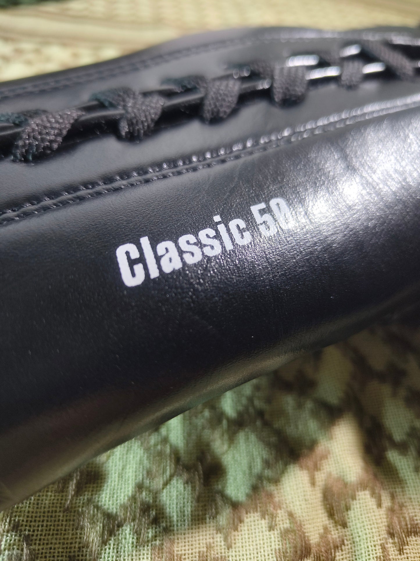 "Classic 50" Horse Hair Prize Ring Fight Gloves (Black)