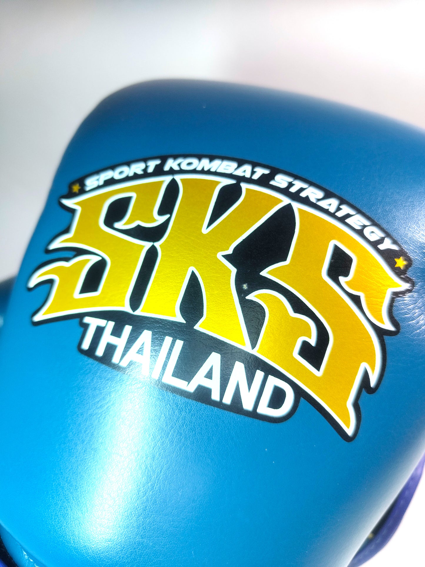 SKS SYNTHETIC MUAY THAI GLOVES (NAVY)