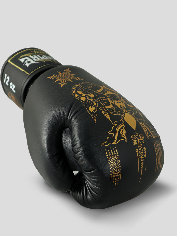 SKS SAKYANT MUAY THAI GLOVES (BLACK)