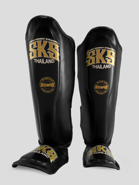 SKS SYNTHETIC (BLACK) SHINGUARDS