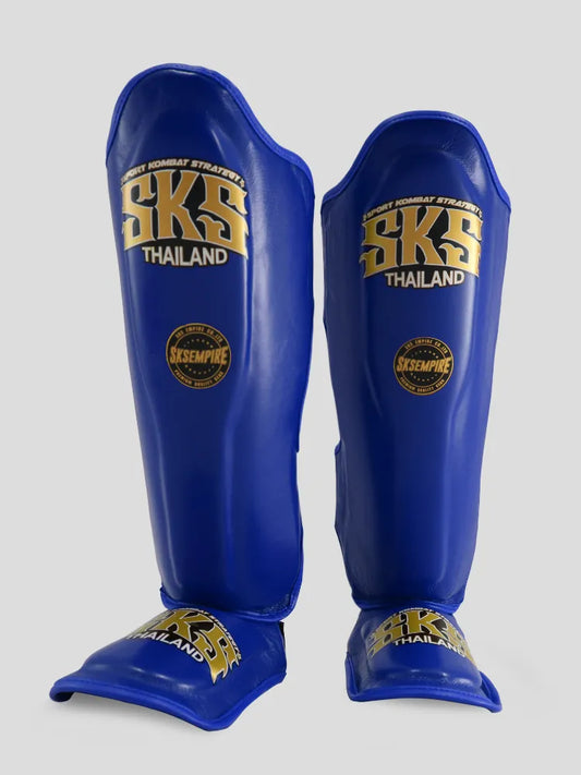 SKS SYNTHETIC (MARINE BLUE) SHINGUARDS