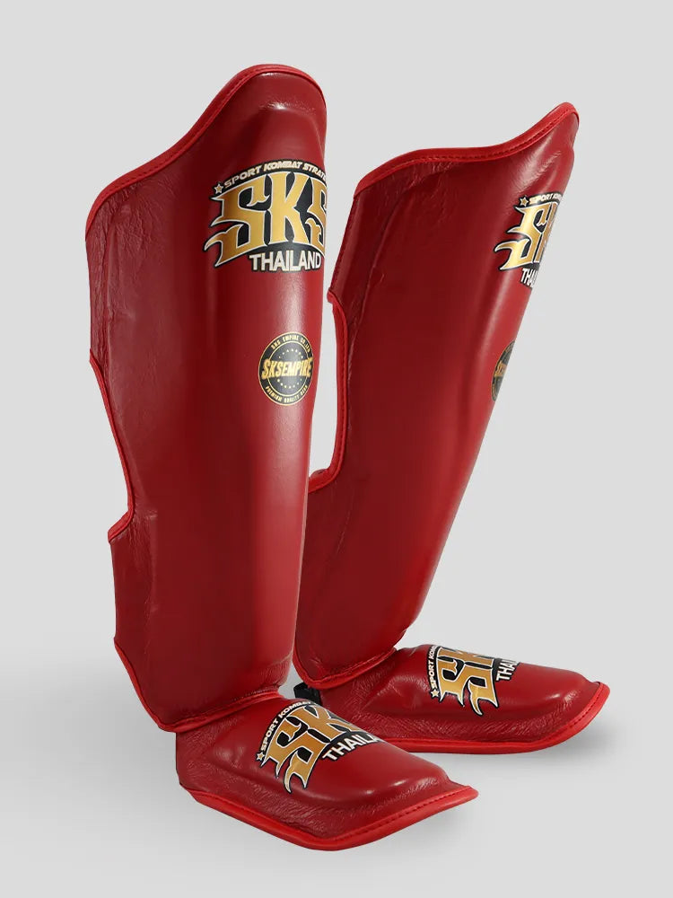 SKS Synthetic (Maroon) Shinguards