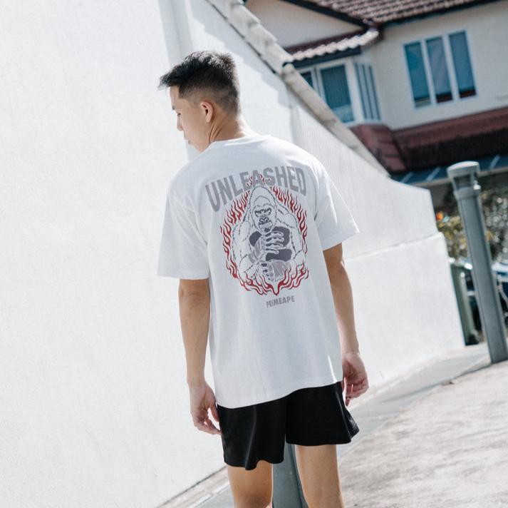 PRIMEAPE UNLEASHED OVERSIZED TEE (WHITE)