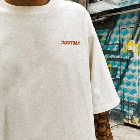 OUTBOX LEVEL UP WHITE TEE