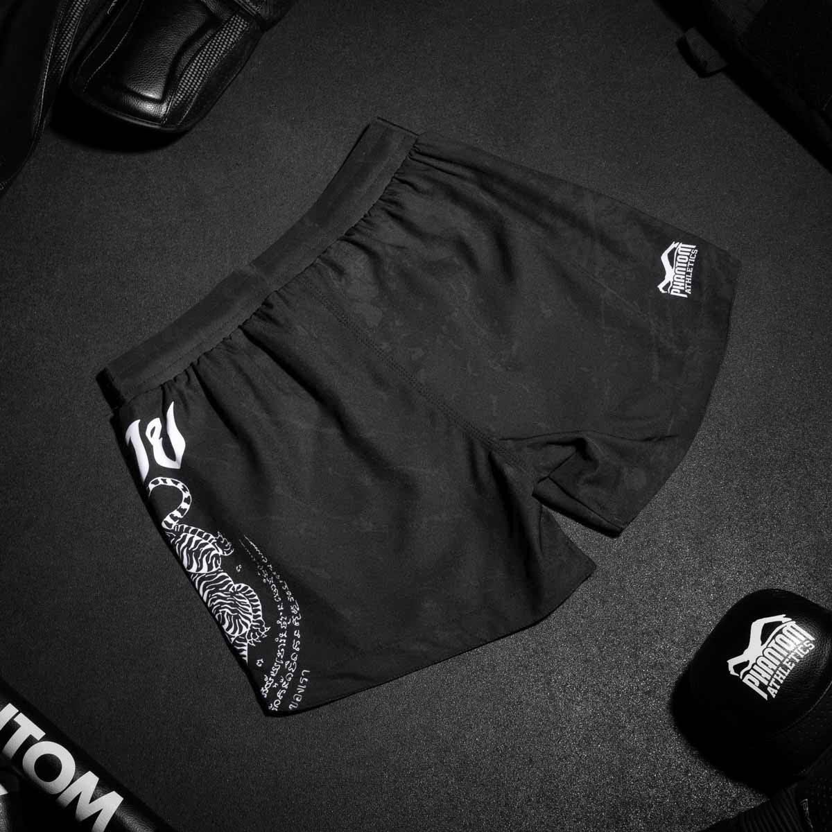 PHANTOM ATHLETICS FIGHTSHORTS FUSION MUAY THAI (BLACK)
