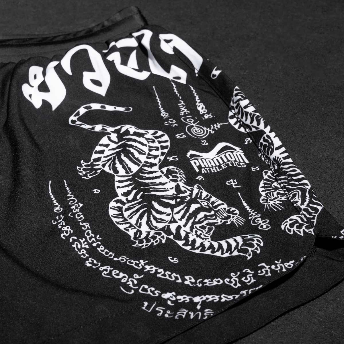 PHANTOM ATHLETICS FIGHTSHORTS FUSION MUAY THAI (BLACK)