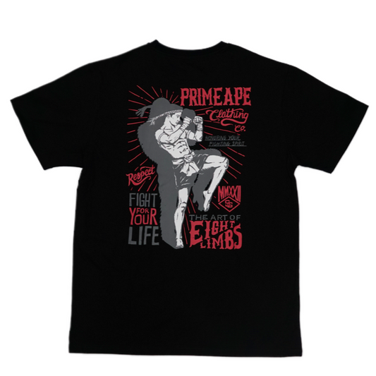 PRIMEAPE MUAY THAI GRAPHIC TEE (BLACK)