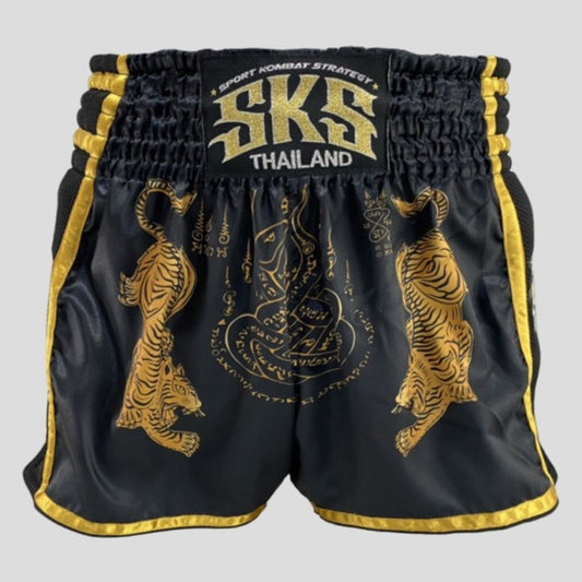 SKS EMPIRE SAKYANT TIGER SHORTS (BLACK)