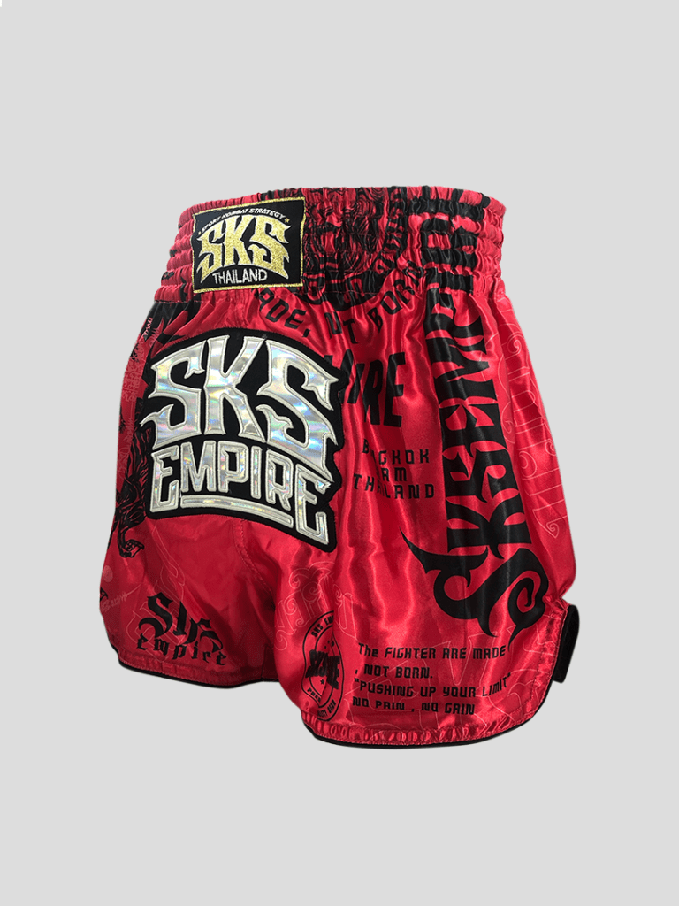 SKS EMPIRE TIGER STICKER BOMB SHORTS (VIVA MAGENTA)