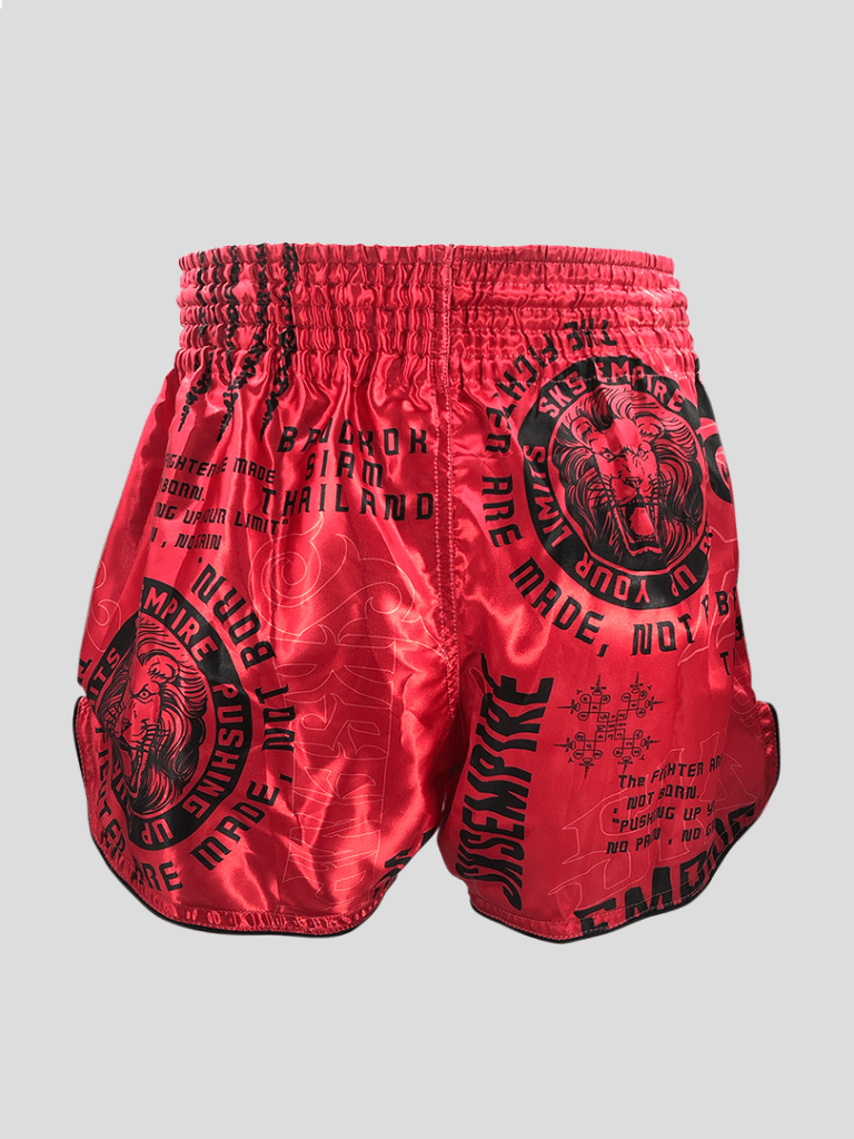 SKS EMPIRE TIGER STICKER BOMB SHORTS (VIVA MAGENTA)