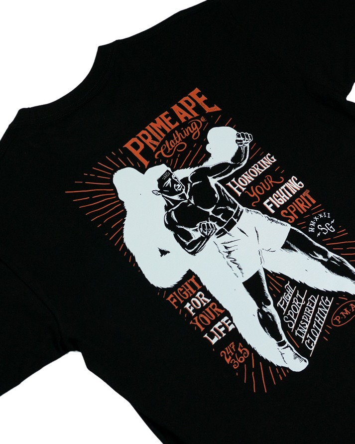 PRIMEAPE BOXING GRAPHIC TEE (BLACK)