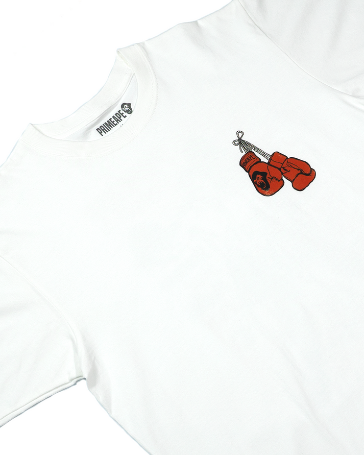 PRIMEAPE BOXING GRAPHIC TEE (WHITE)
