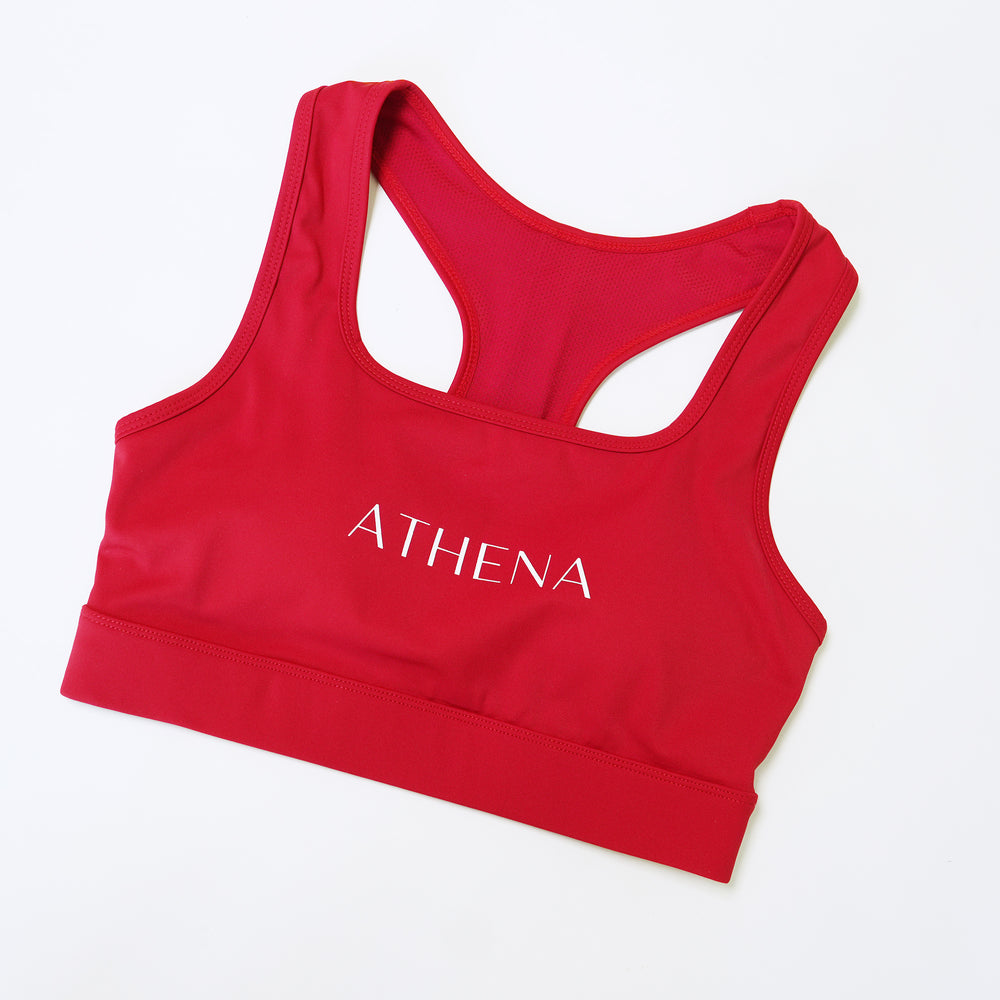 ATHENA FIGHTWEAR ALKE SPORTS BRA (RED)