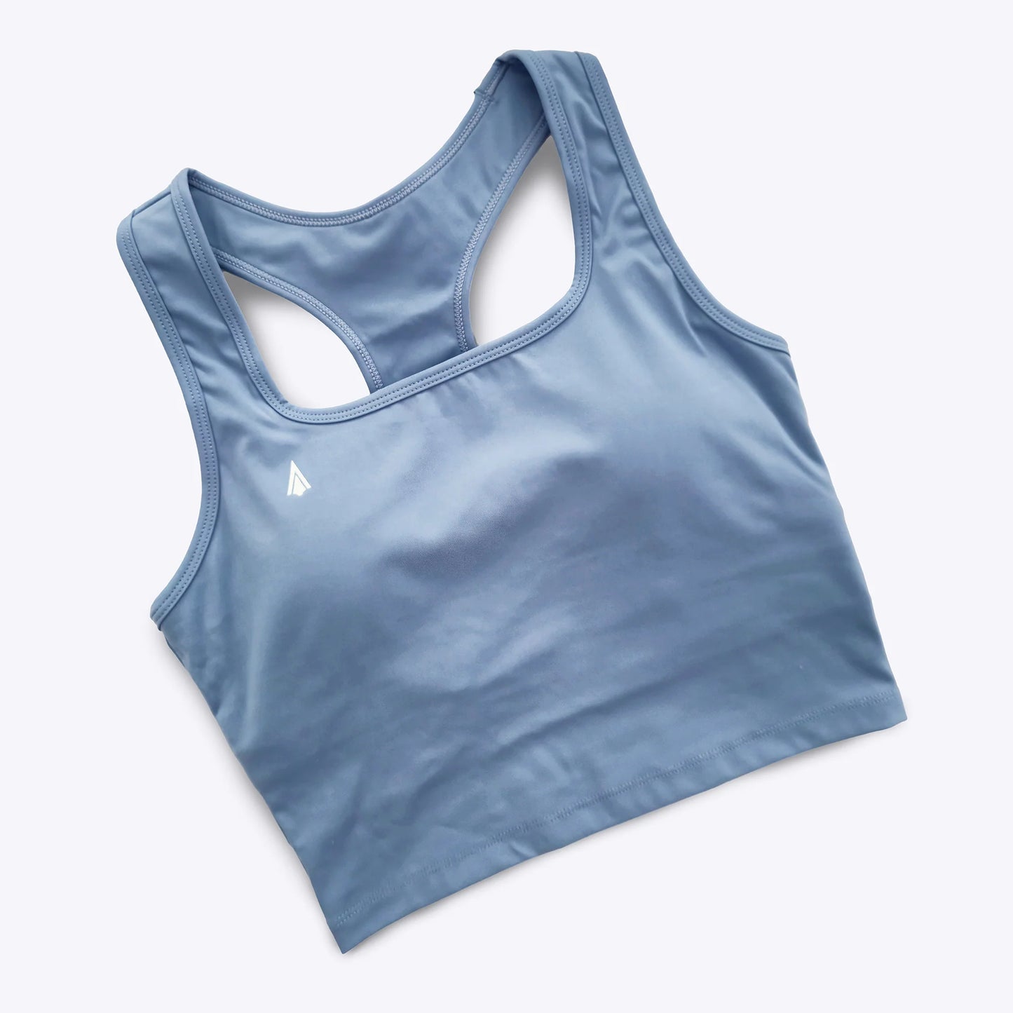 ATHENA FIGHTWEAR DIANA BUILT IN BRA CROP TOP (LIGHT BLUE)