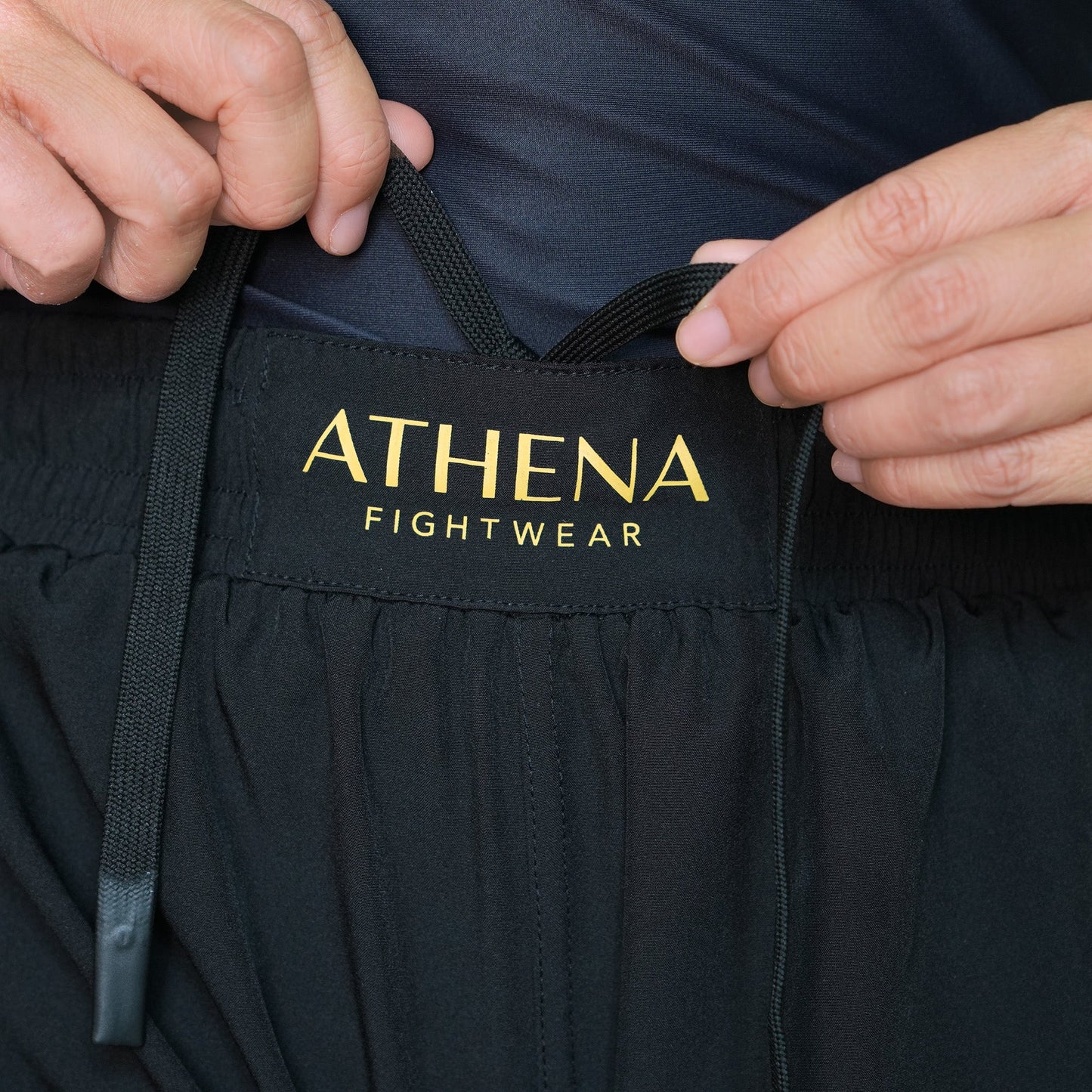 ATHENA FIGHTWEAR LUA BJJ SHORTS (BLACK)