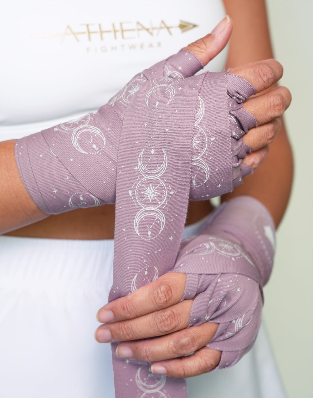 ATHENA FIGHTWEAR SERENA HANDWRAP (MAUVE)