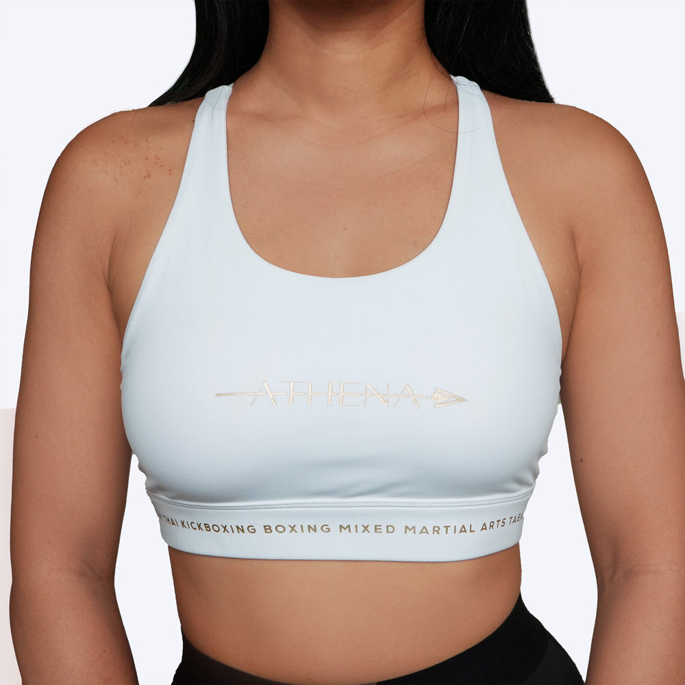 ATHENA FIGHTWEAR THESSALIA SPORTS BRA V2.0 (WHITE)
