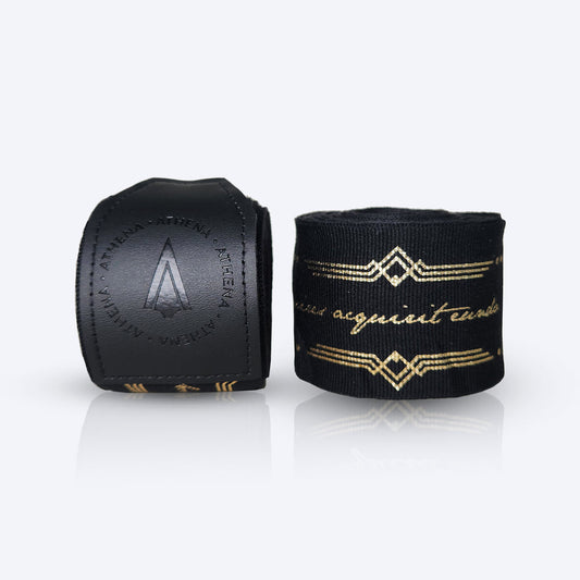 ATHENA FIGHTWEAR DIANA HANDWRAP (BLACK / GOLD)