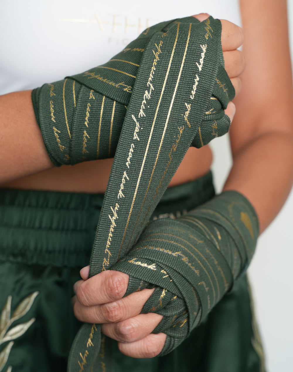 ATHENA FIGHTWEAR NERIO HANDWRAP (HUNTER GREEN)