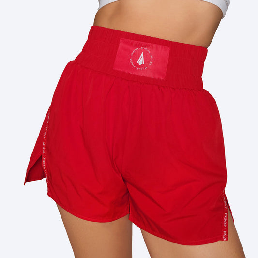 ATHENA FIGHTWEAR THEIA BOXING SHORTS (RED)