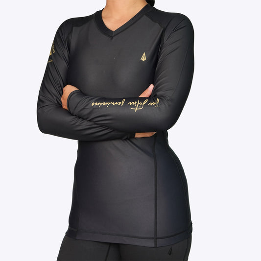 ATHENA FIGHTWEAR LUA RASHGUARD (BLACK)