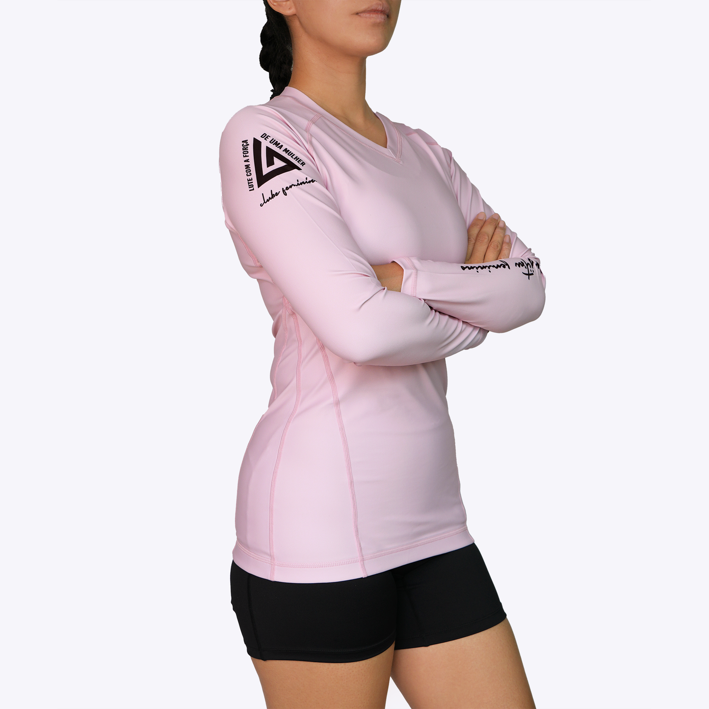 ATHENA FIGHTWEAR LUA RASHGUARD (LIGHT PINK)