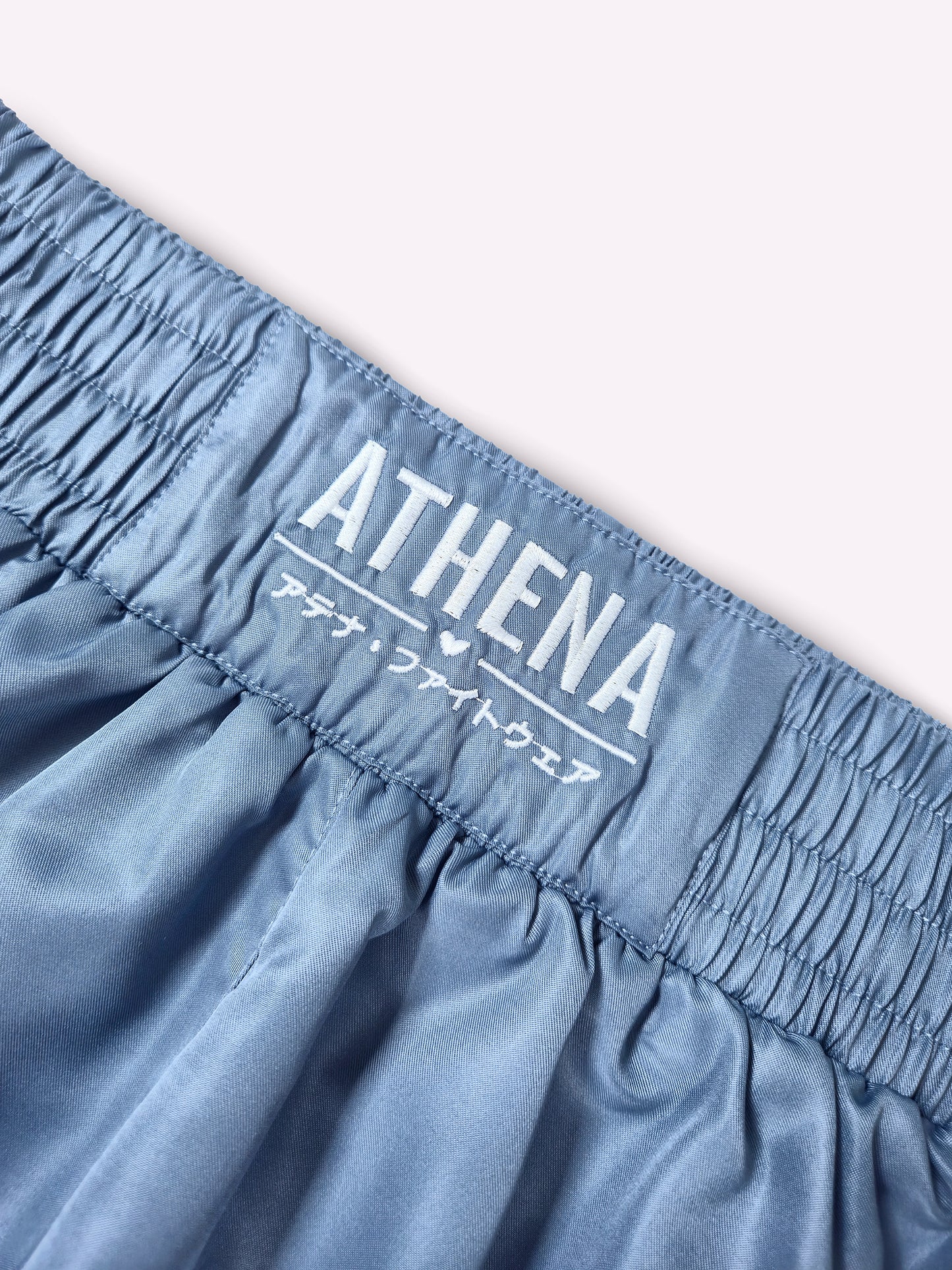 ATHENA FIGHTWEAR RYOKO MUAY THAI SHORTS (ASH BLUE)