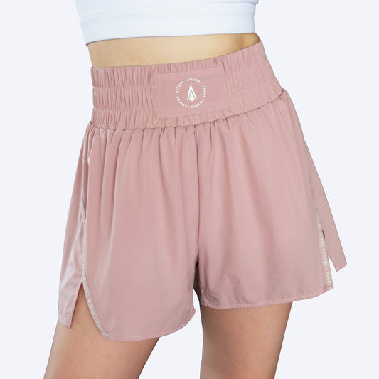 ATHENA FIGHTWEAR THEIA BOXING SHORTS (LIGHT PINK)