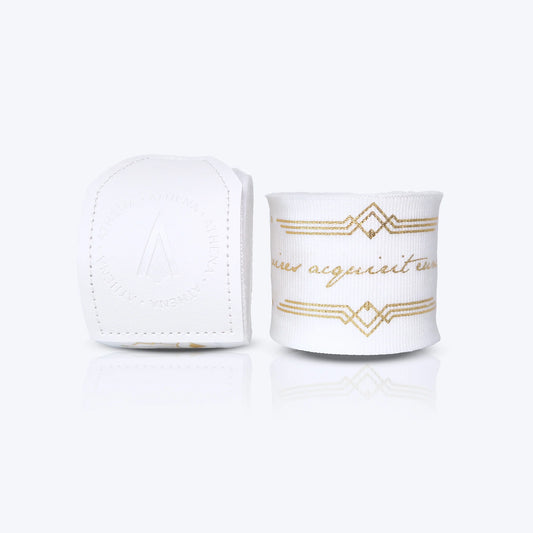 ATHENA FIGHTWEAR DIANA HANDWRAP (WHITE / GOLD)