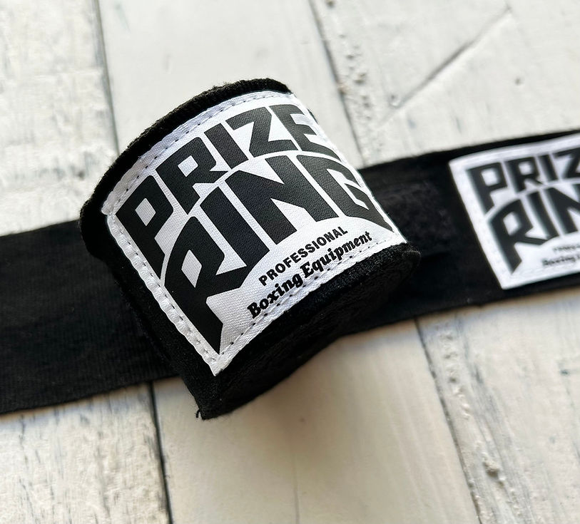"Classic" Prize Ring Handwraps (Black)