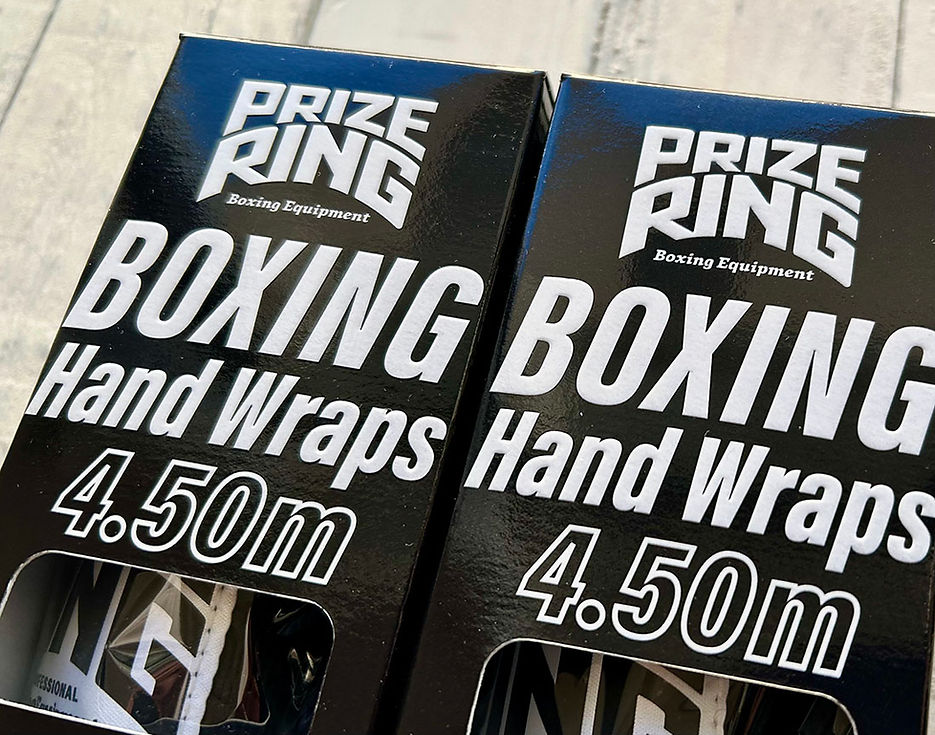 "Classic" Prize Ring Handwraps (Black)