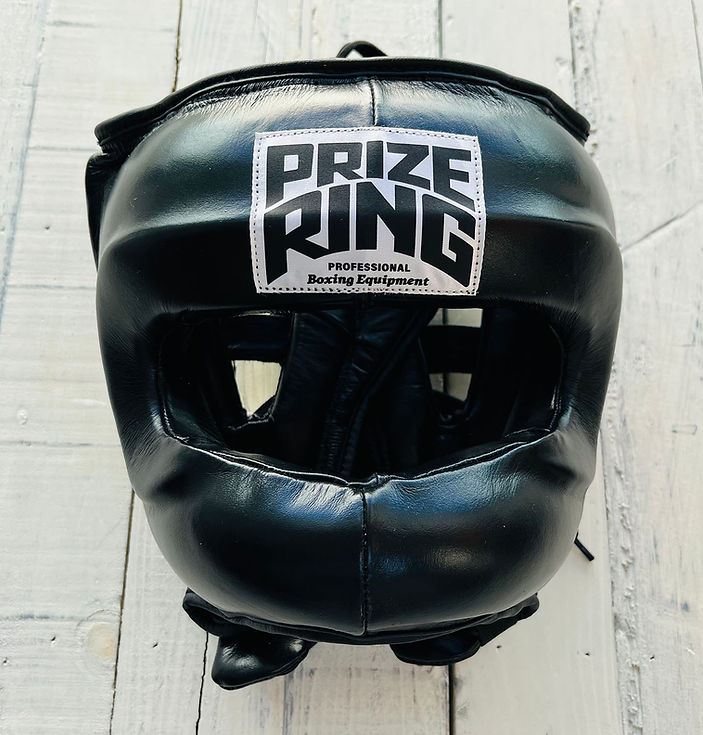 Nose-bar Prize Ring Head guard (Black)