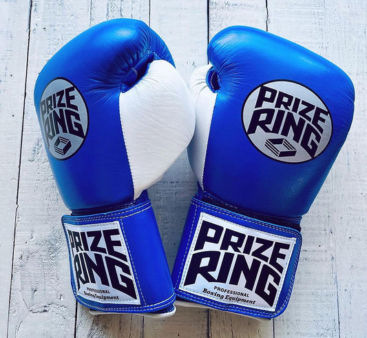 "Professional 5.0" Prize Ring Boxing Gloves (Blue/White)
