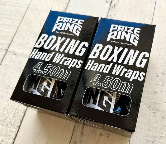"Classic" Prize Ring Handwraps (Black)