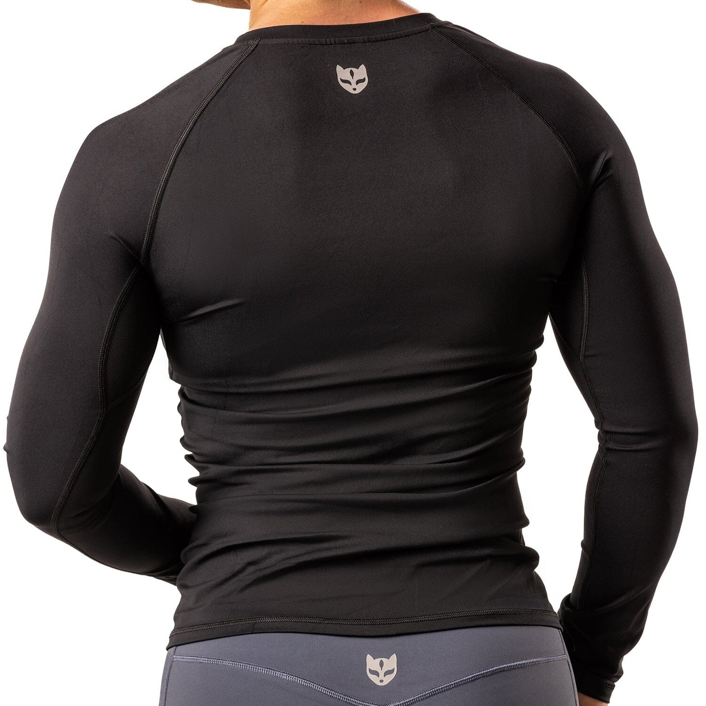 GAIDAMA WOMEN'S AVANT GARDE JIU JITSU RASHGUARD - LONG SLEEVE (BLACK)