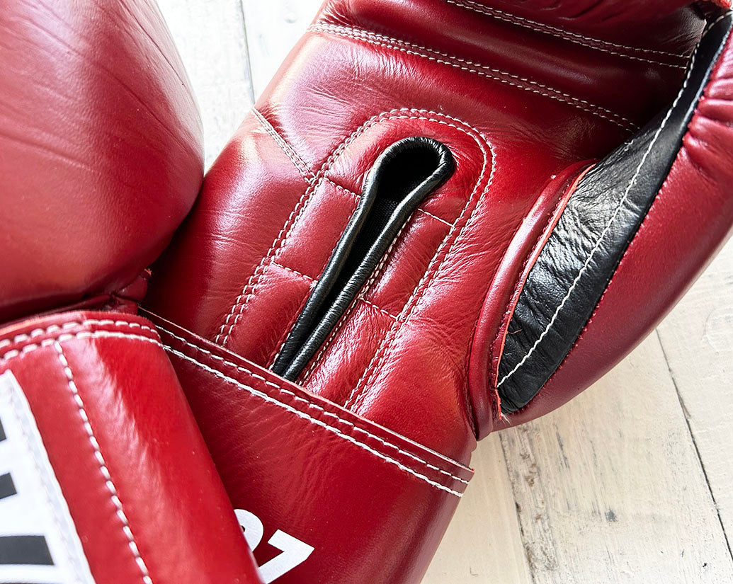 "Professional 5.0" Prize Ring Boxing Gloves (Maroon/Black)