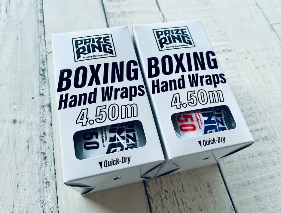 "Pro-training" Hand-wraps (Made in Japan) Blue/Red Label
