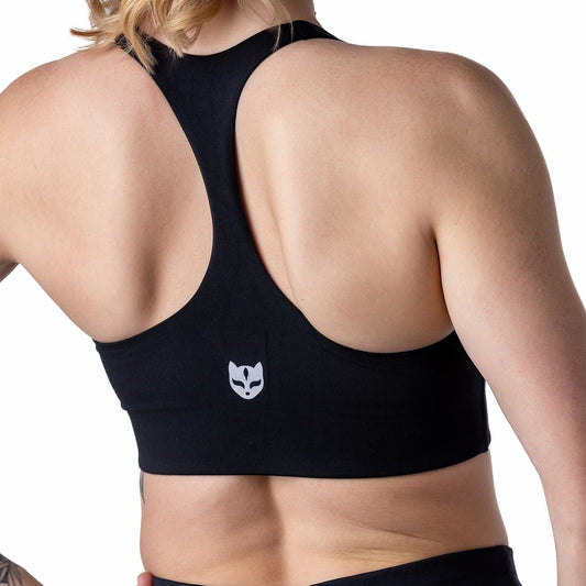 GAIDAMA WOMEN'S ELEMENT SPORTS BRA (BLACK)