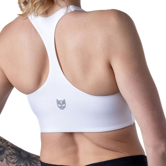 GAIDAMA WOMEN'S ELEMENT SPORTS BRA (WHITE)