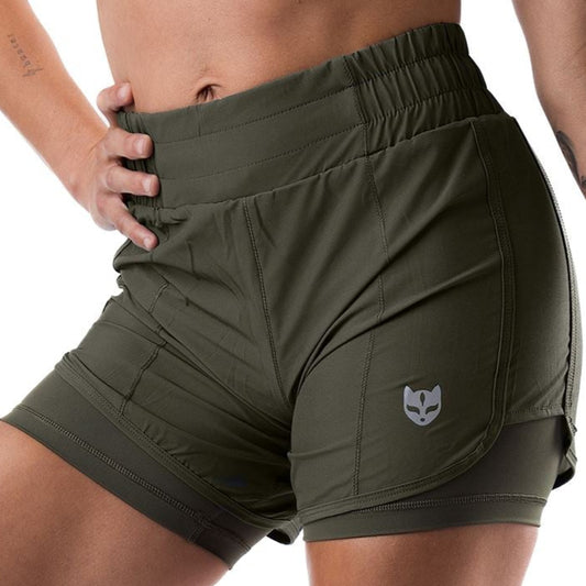 GAIDAMA WOMEN'S PREMIUM JIU JITSU BOARD SHORTS (SAGE)