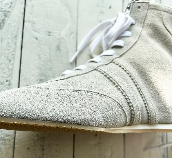 PREORDER: PRIZE RING "Pro-training" Boxing shoes Light Grey (Velour)