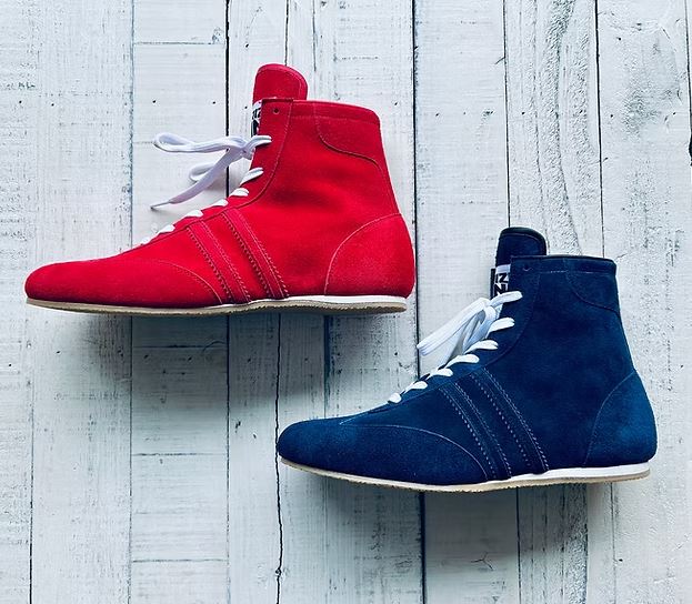 PREORDER: PRIZE RING "Pro-training" Boxing shoes Navy (Velour)