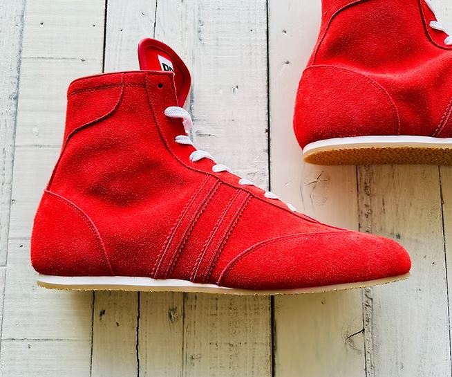 PREORDER: PRIZE RING "Pro-training" Boxing shoes Red (Velour)