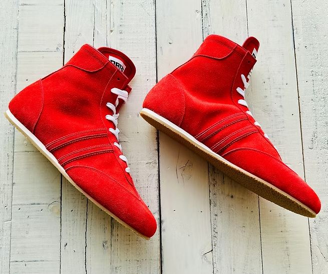 PREORDER: PRIZE RING "Pro-training" Boxing shoes Red (Velour)